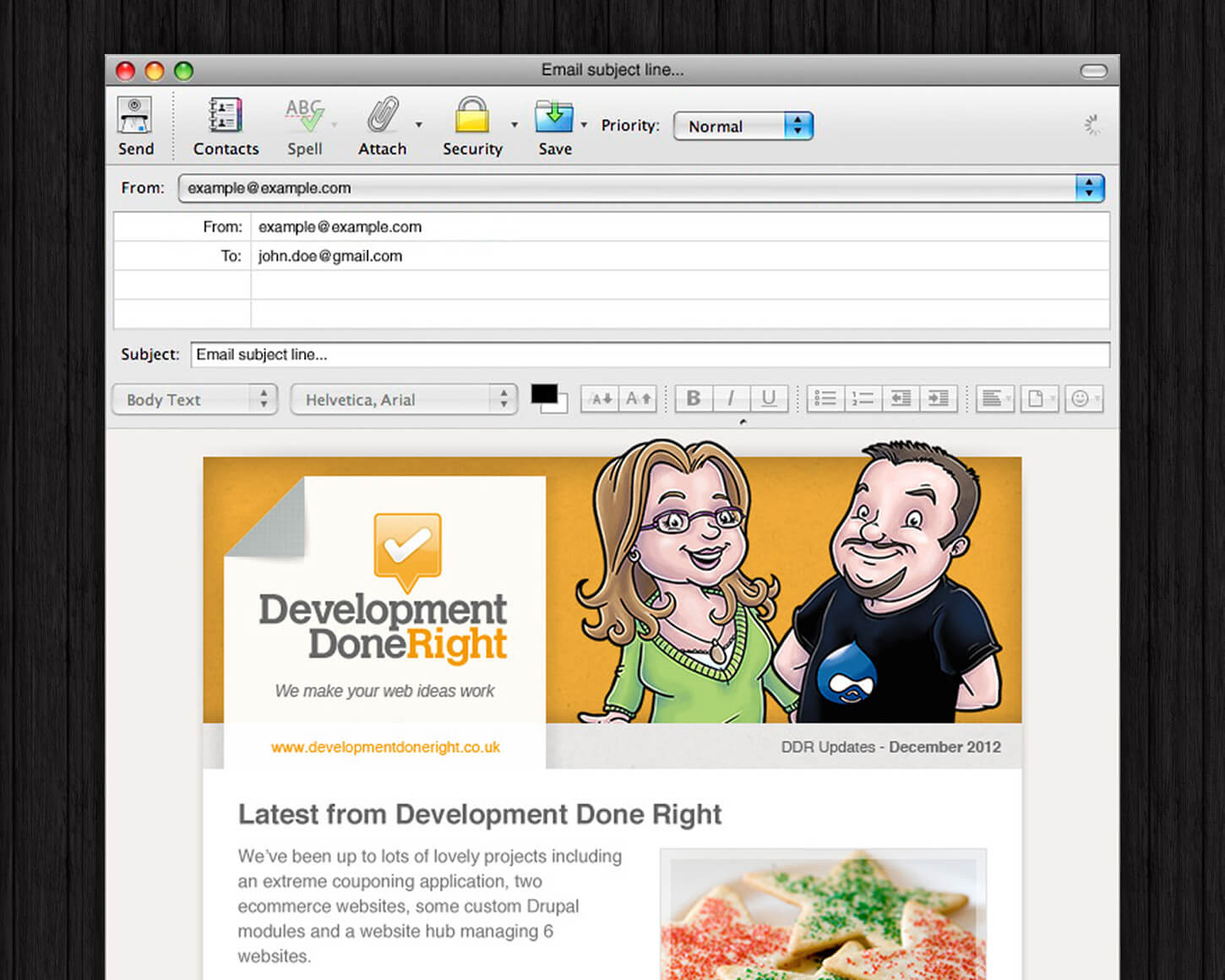 Development Done Right email