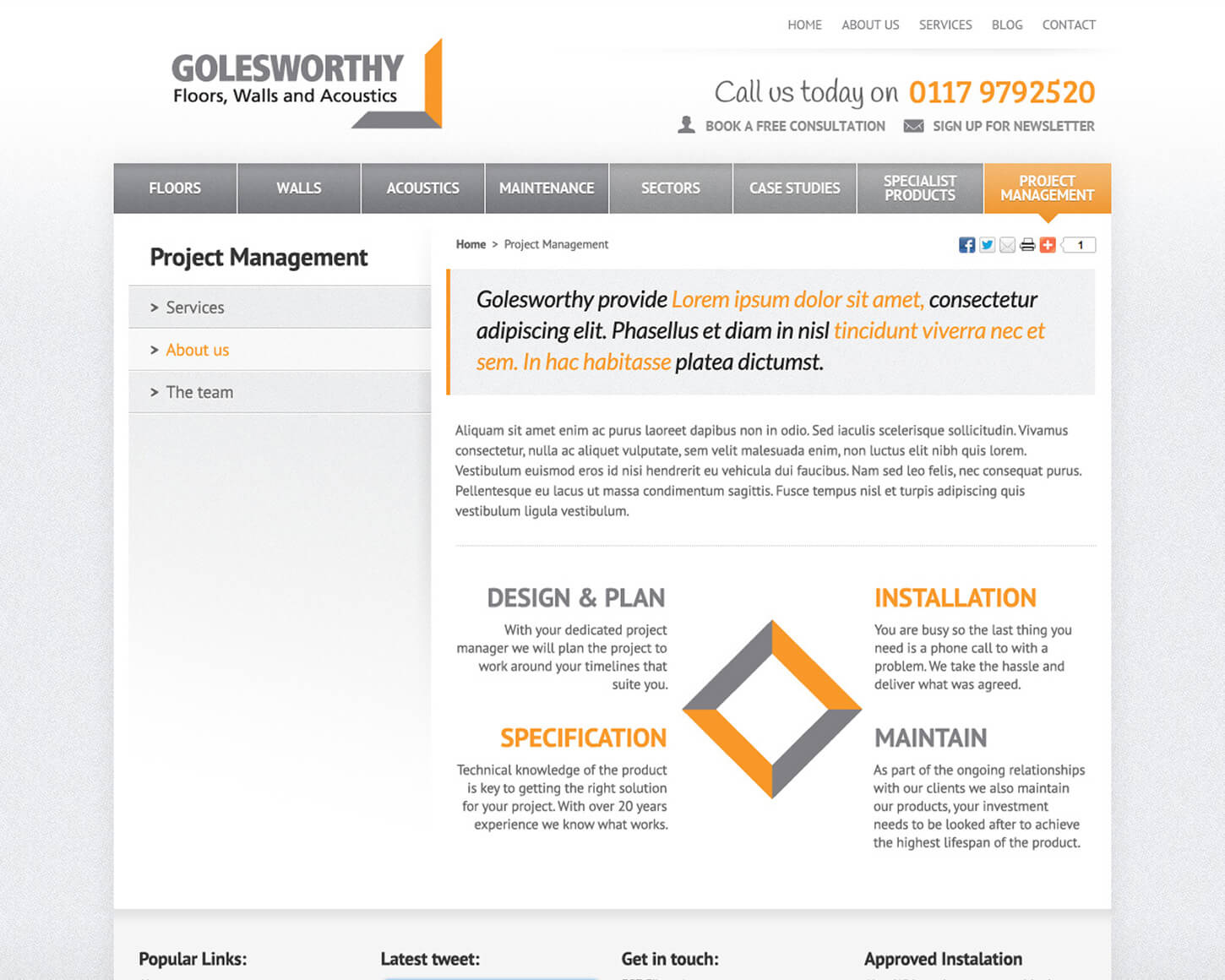 Golesworthy website