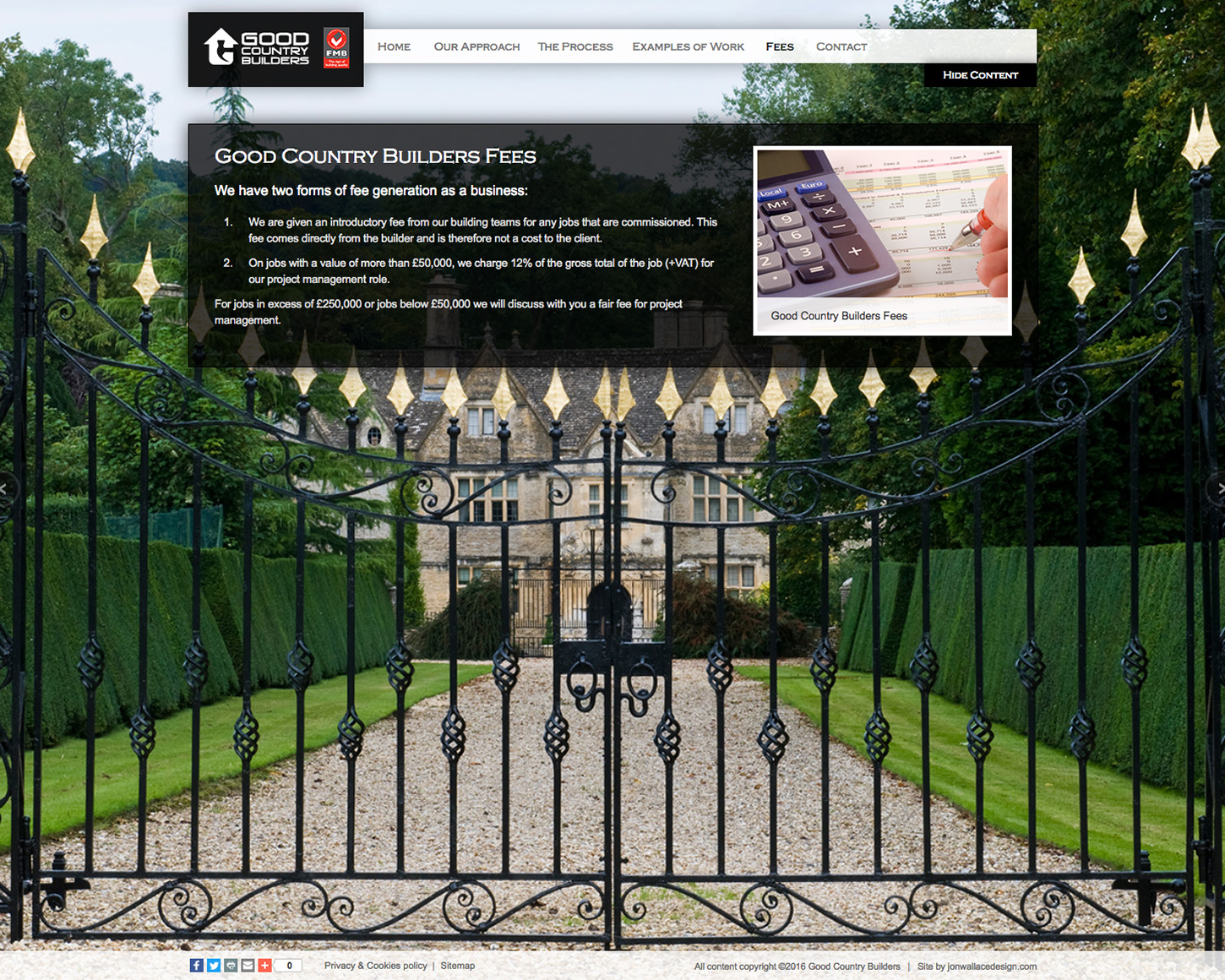 Good Country Builders website