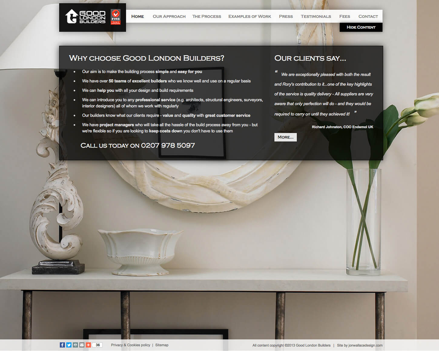 Good London Builders website