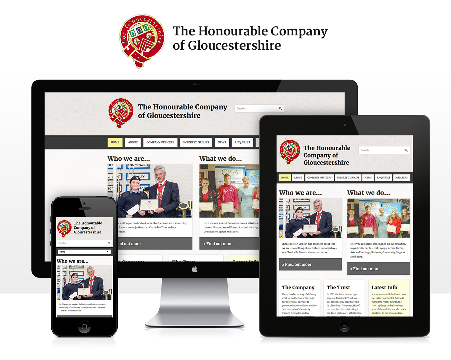 The Honourable Company of Gloucestershire website