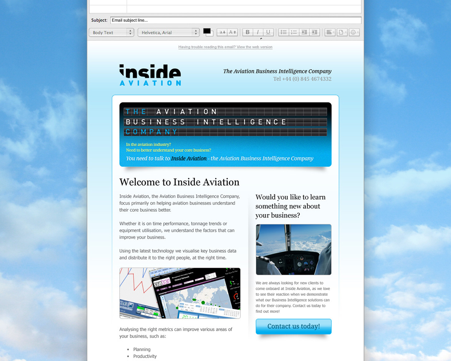Inside Aviation email