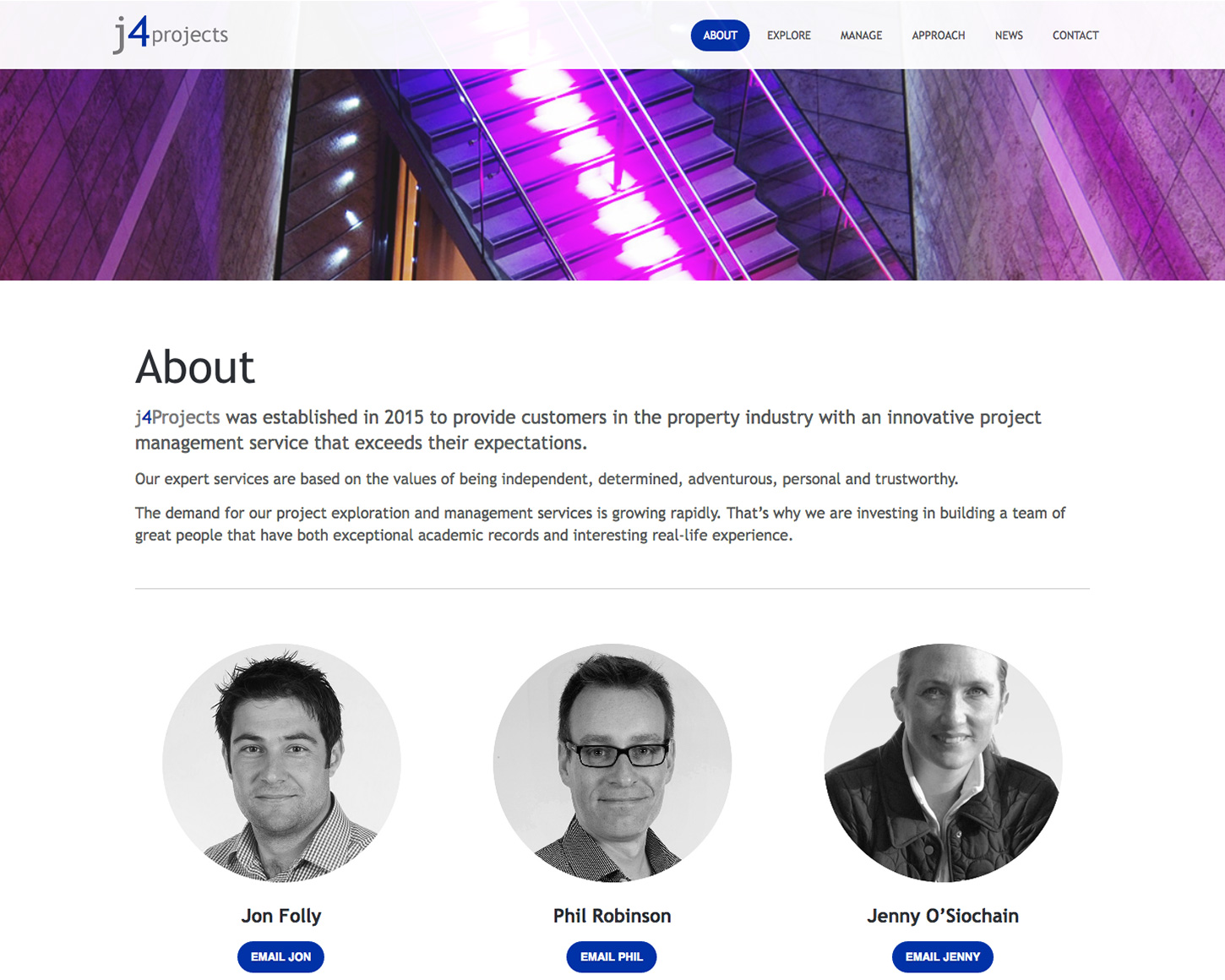 j4Projects website