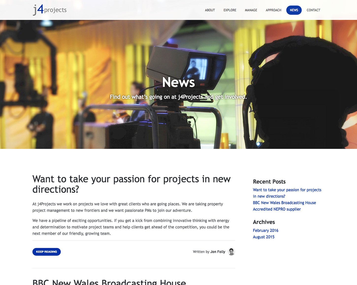 j4Projects website