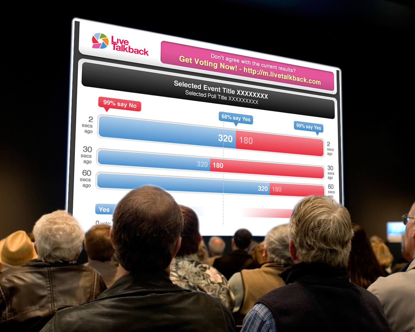 Live Talkback voting app