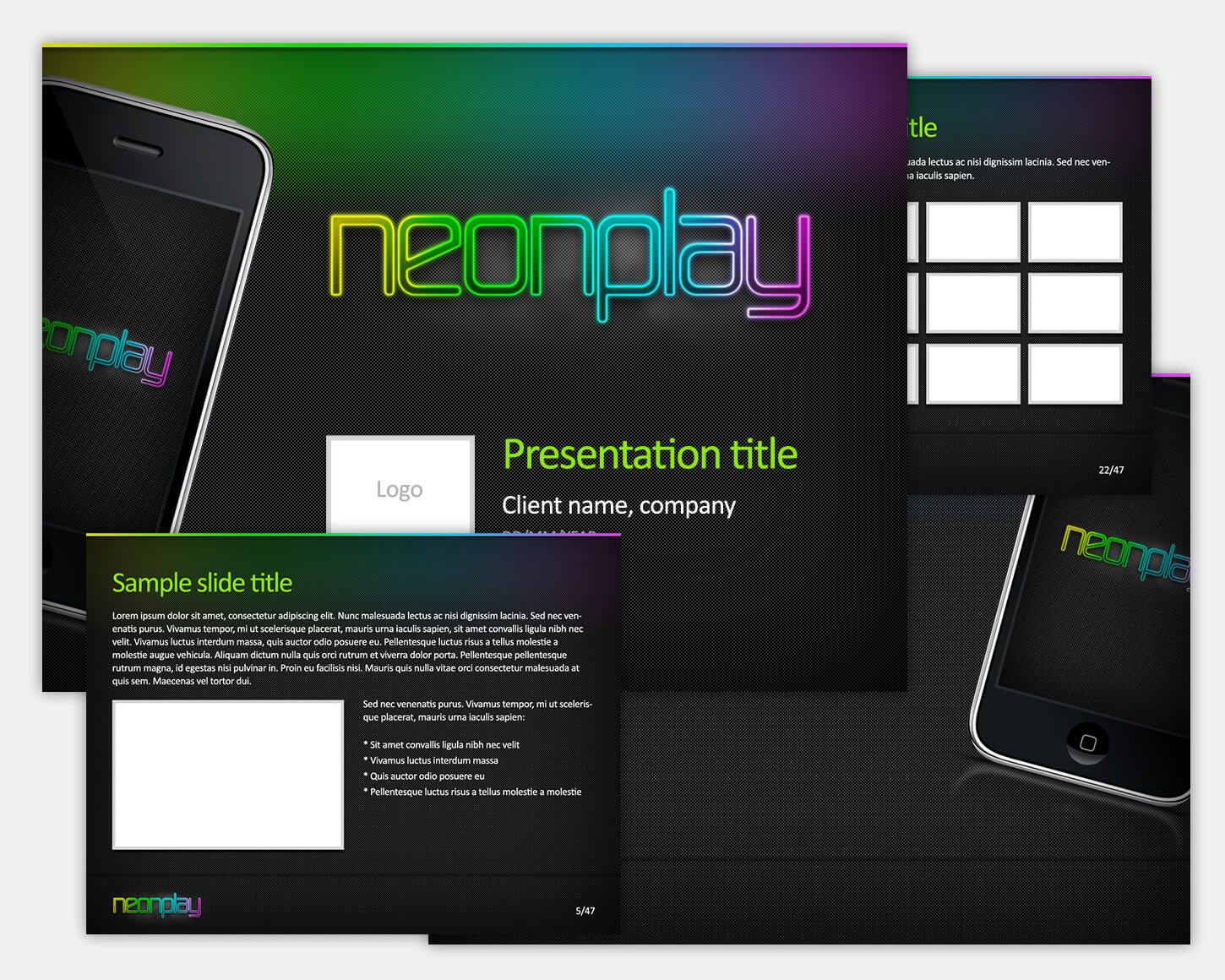 Neon Play branding