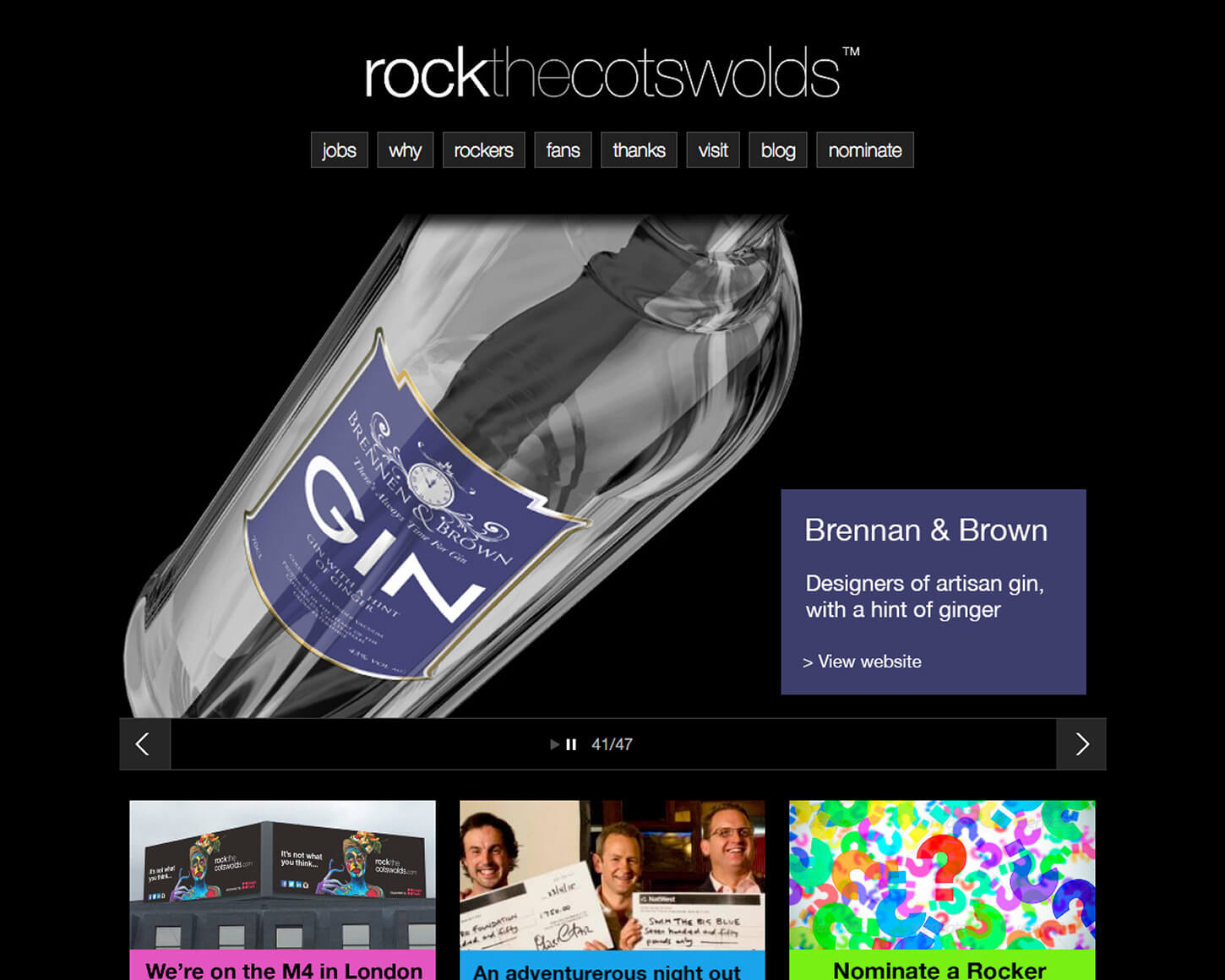 Rock the Cotswolds website