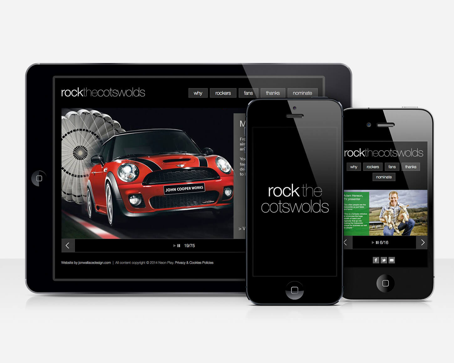 Rock the Cotswolds website