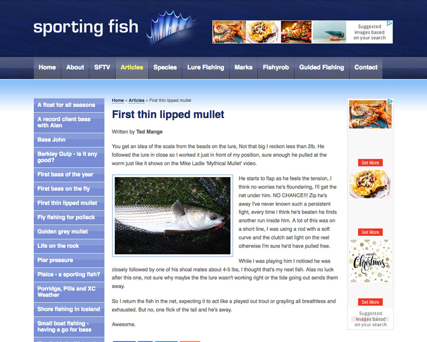 Sporting Fish website