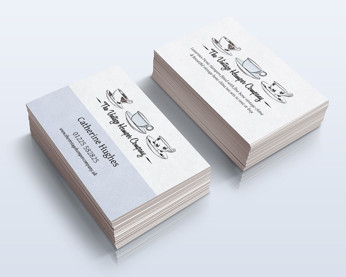 The Vintage Hamper Company branding