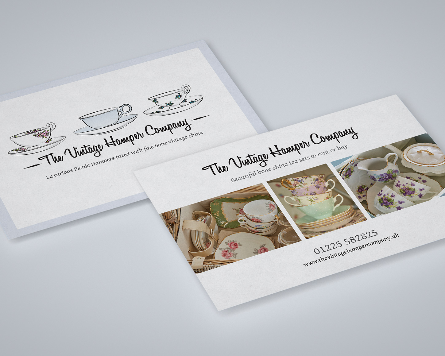 The Vintage Hamper Company branding