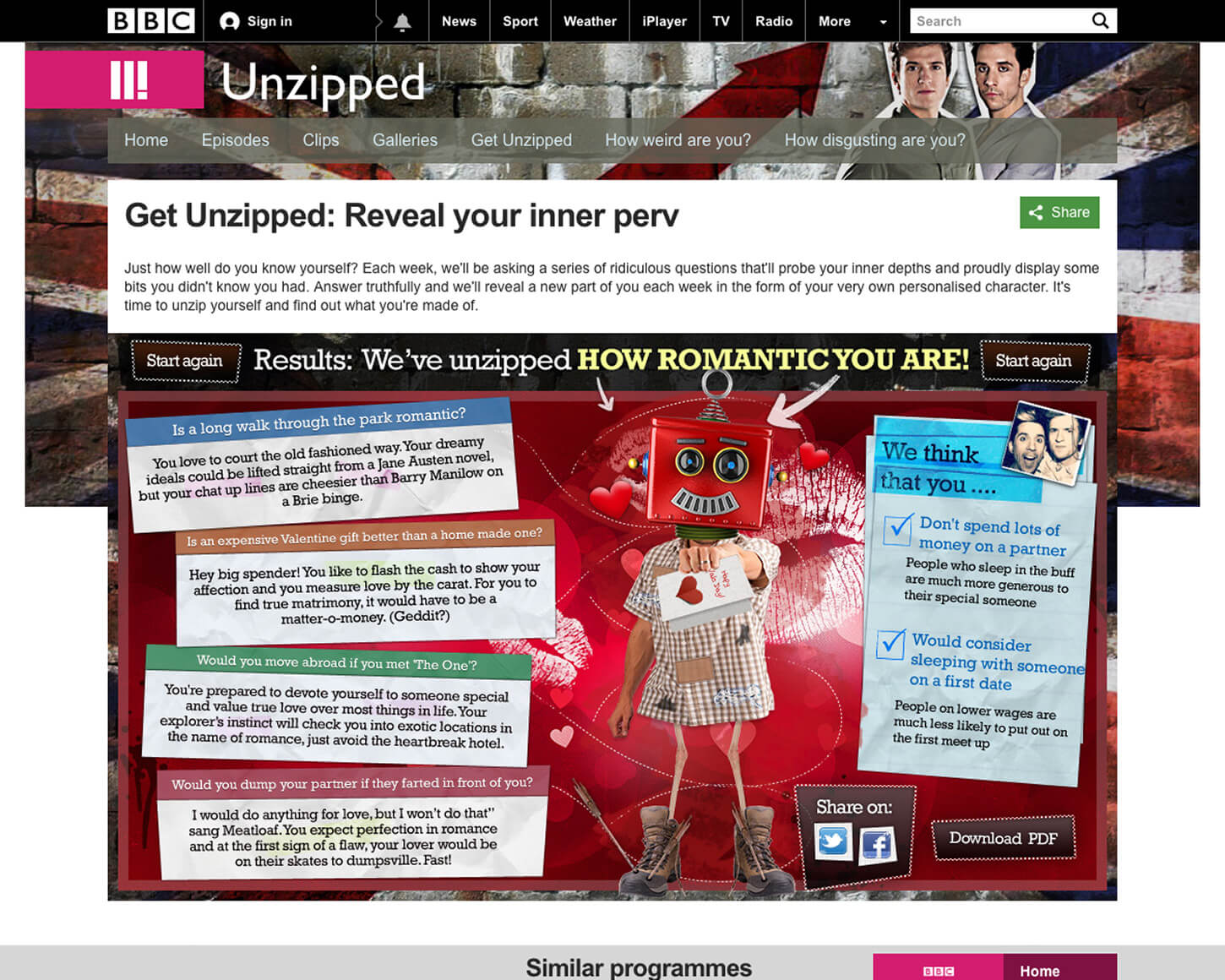 Unzipped
