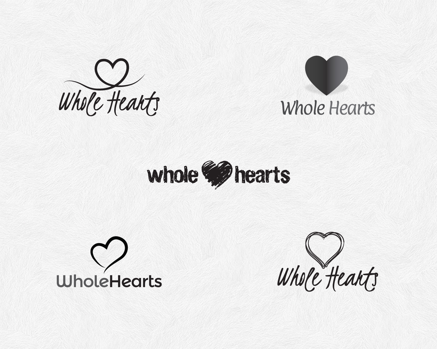 Whole Hearts branding