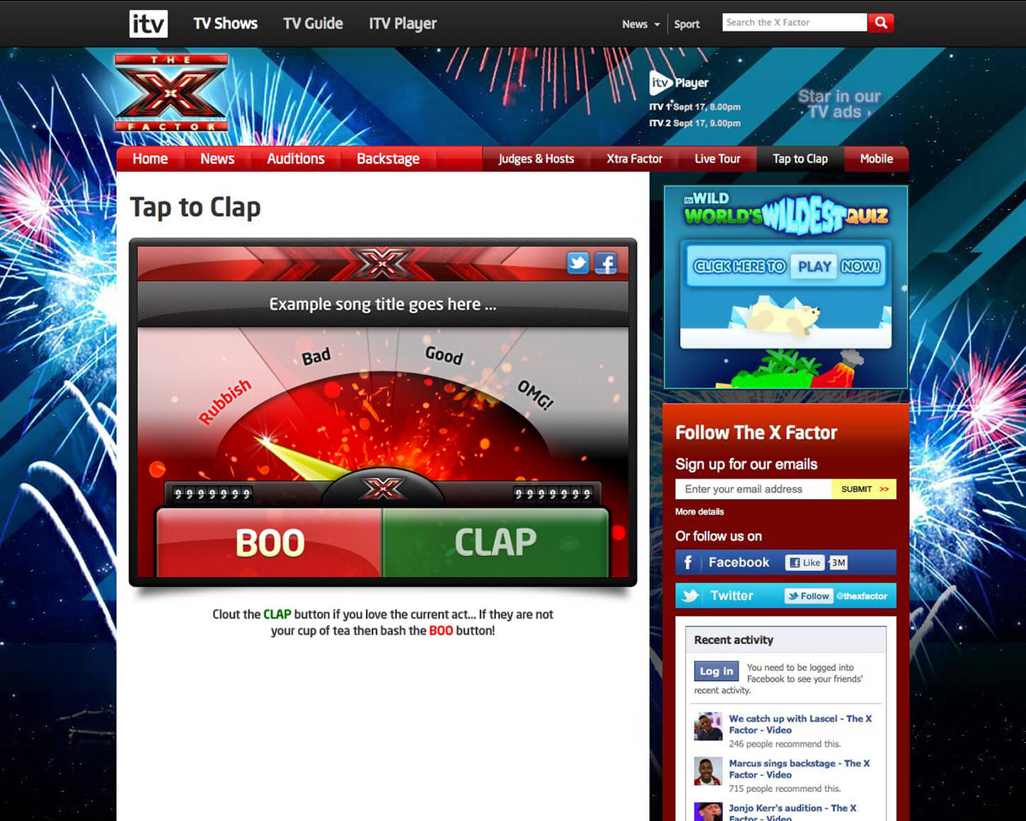 X-Factor Tap to Clap